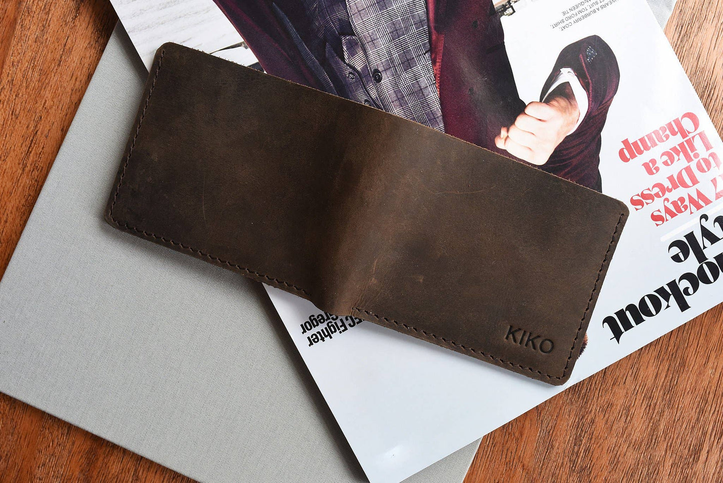 Brown Leather Bifold