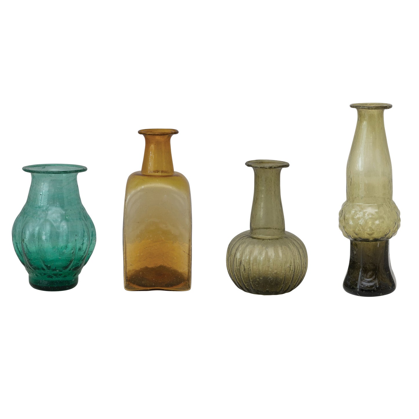 Hand-Blown Glass Vases