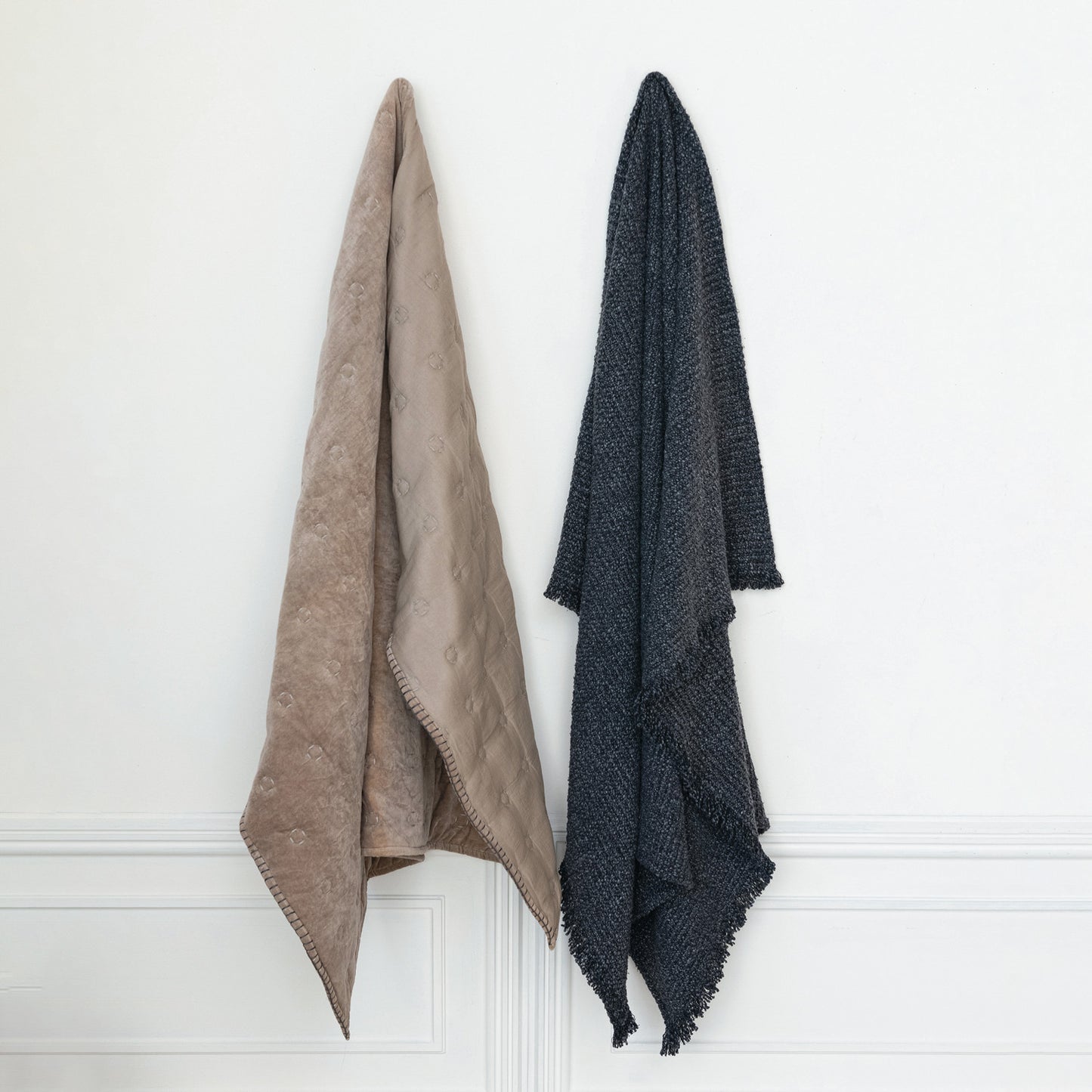 Bouclé Throw