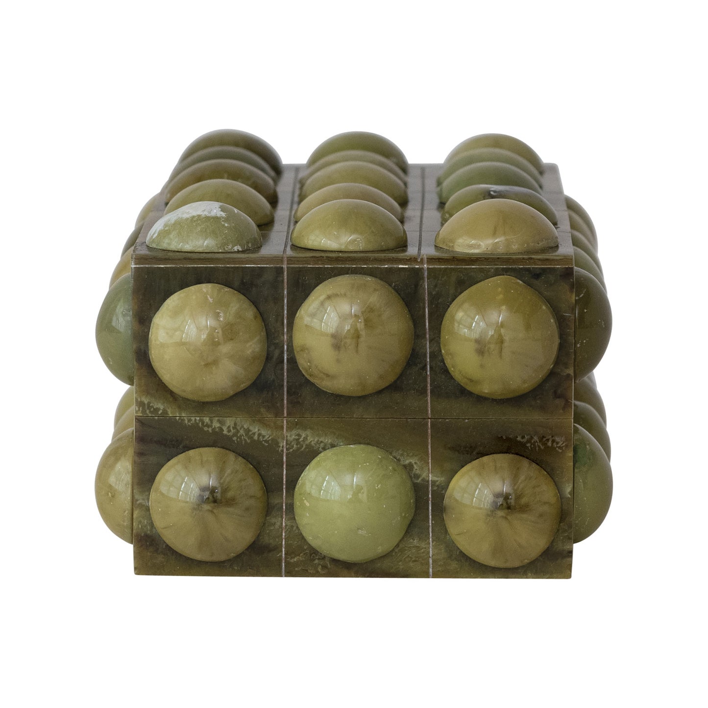 Handmade Marbled Resin Bobbin Box