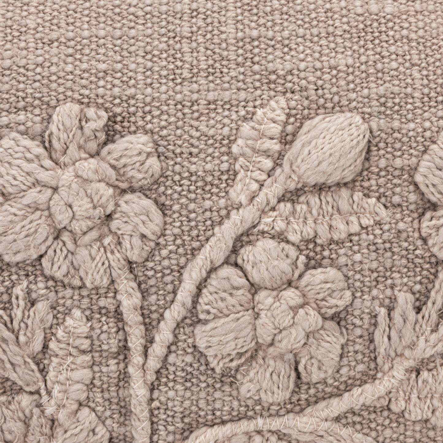 Embroidered Lumbar Pillow