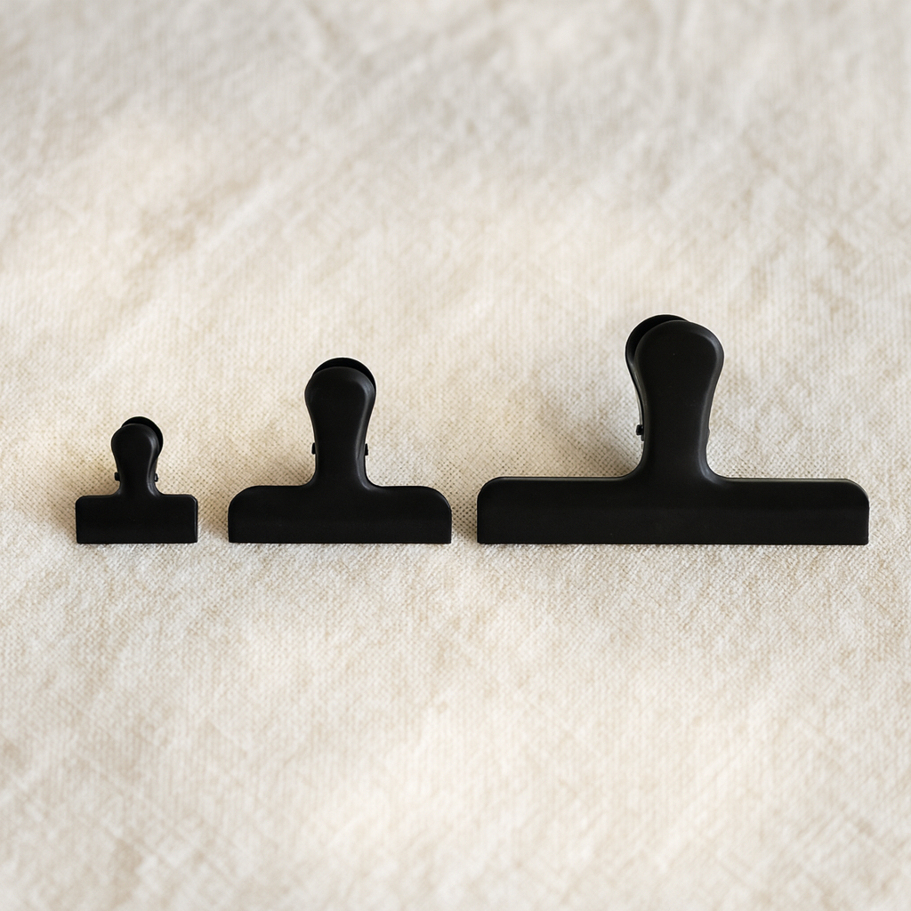 Stainless Steel Clips / Black