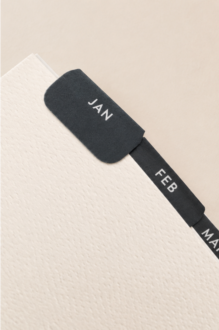 Planner Tabs | Black