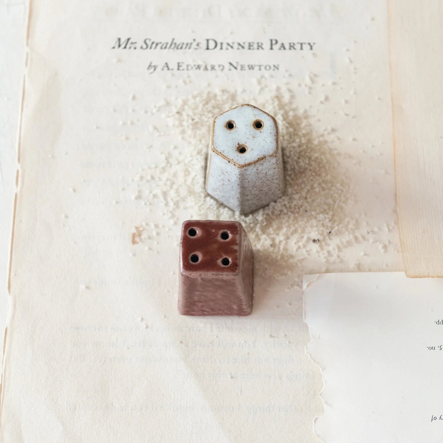 Stoneware Salt & Pepper Set