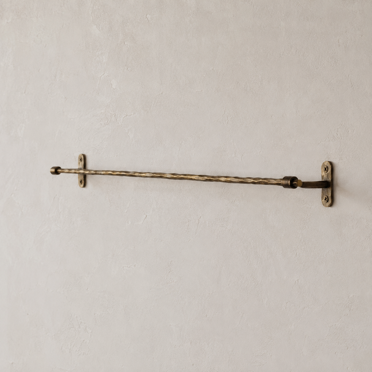 Antique Brass Towel Bar