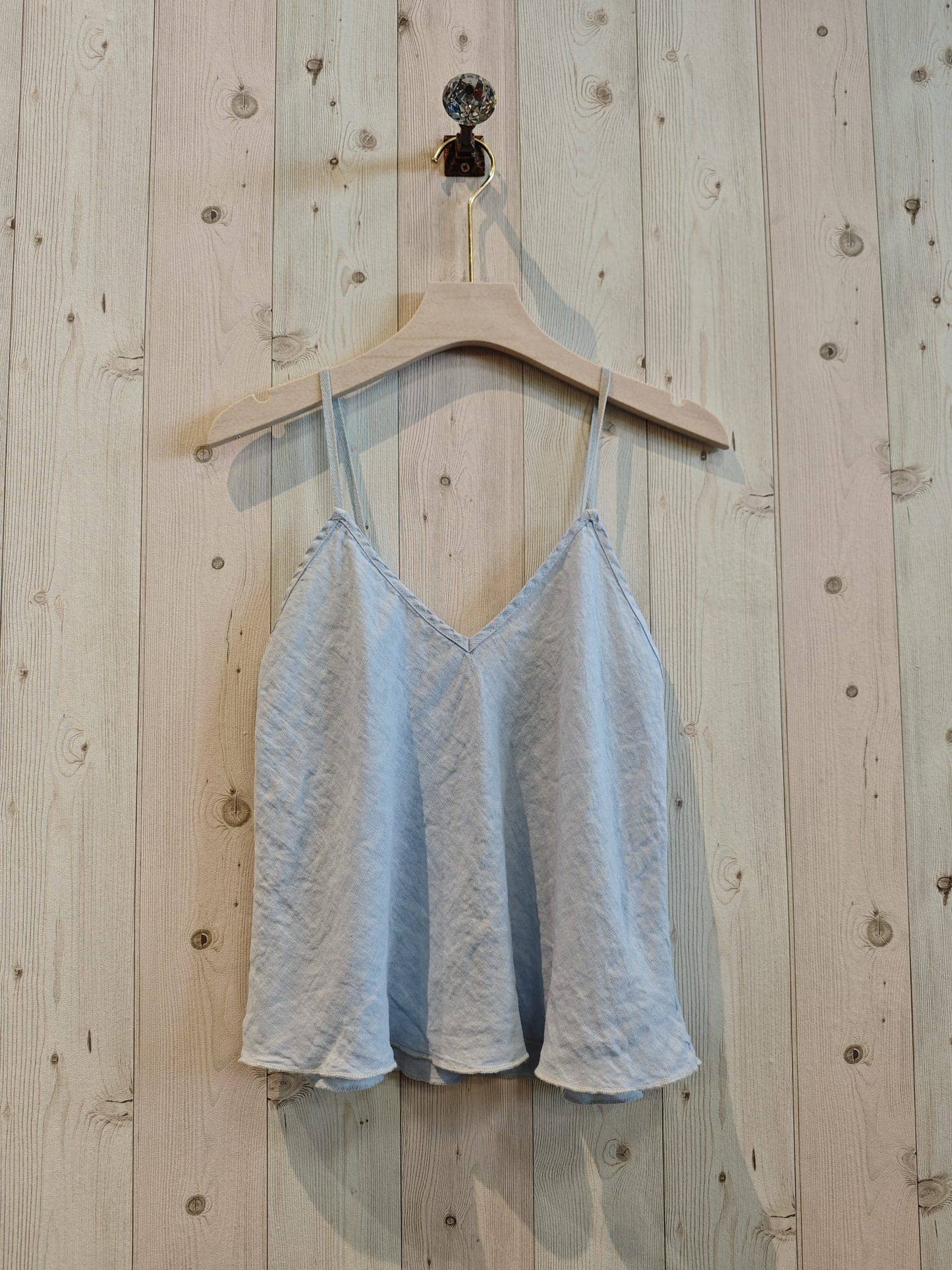 REF 22943 100% LINEN TANK TOP