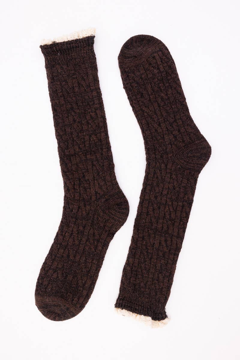 Ribbed Cotton Crew