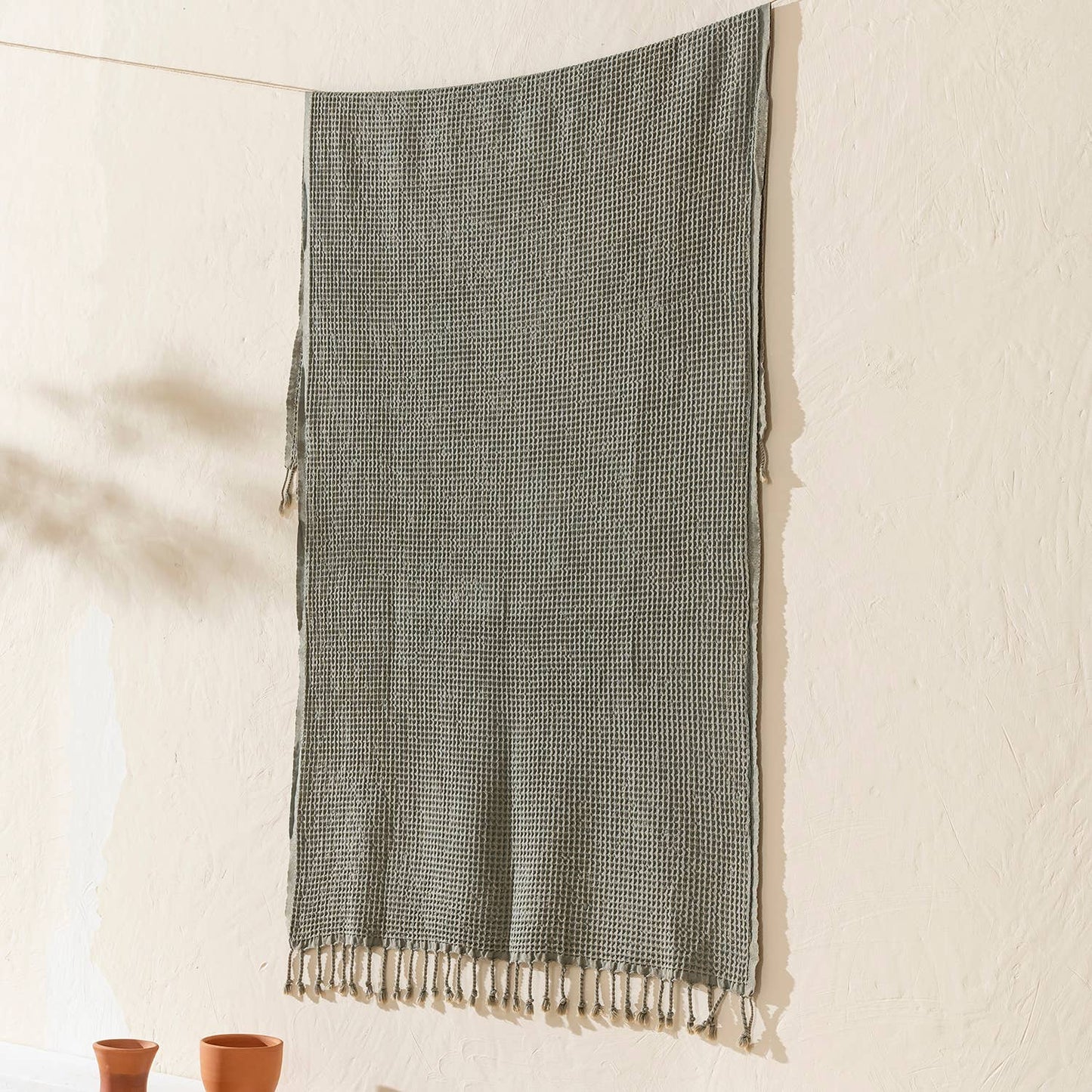 Turkish Beach Towel / Stonewashed Waffle