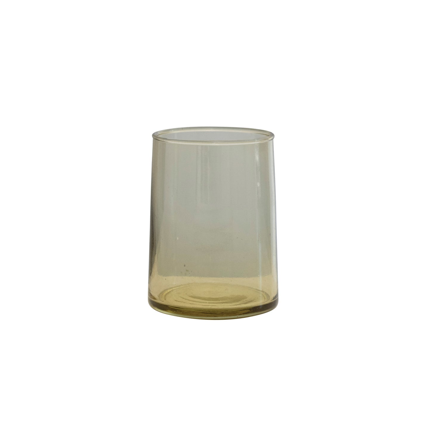 10 oz. Hand-Blown Drinking Glass, Green