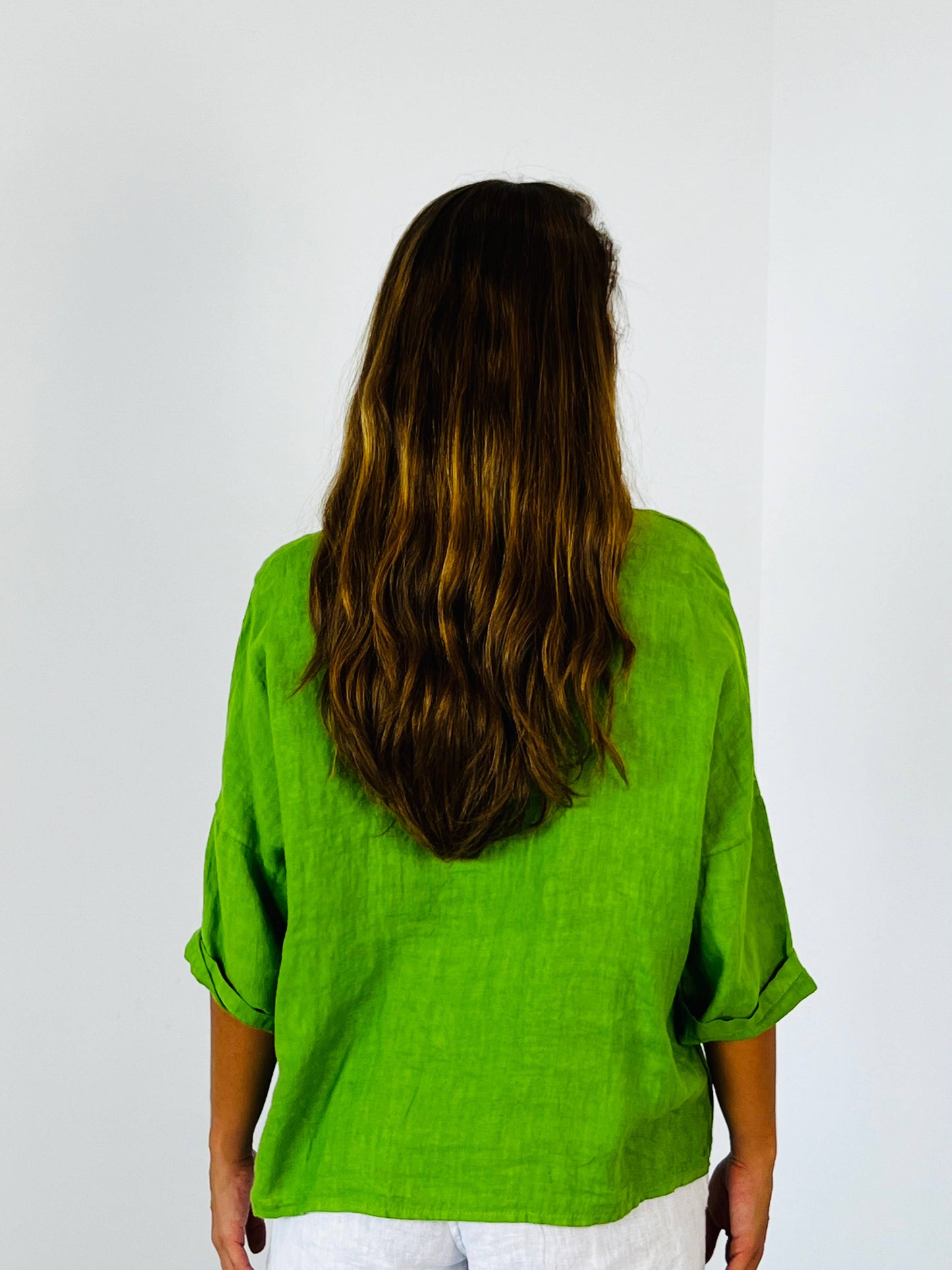 REF 8103 TWO-POCKET T-SHIRT 100% LINEN