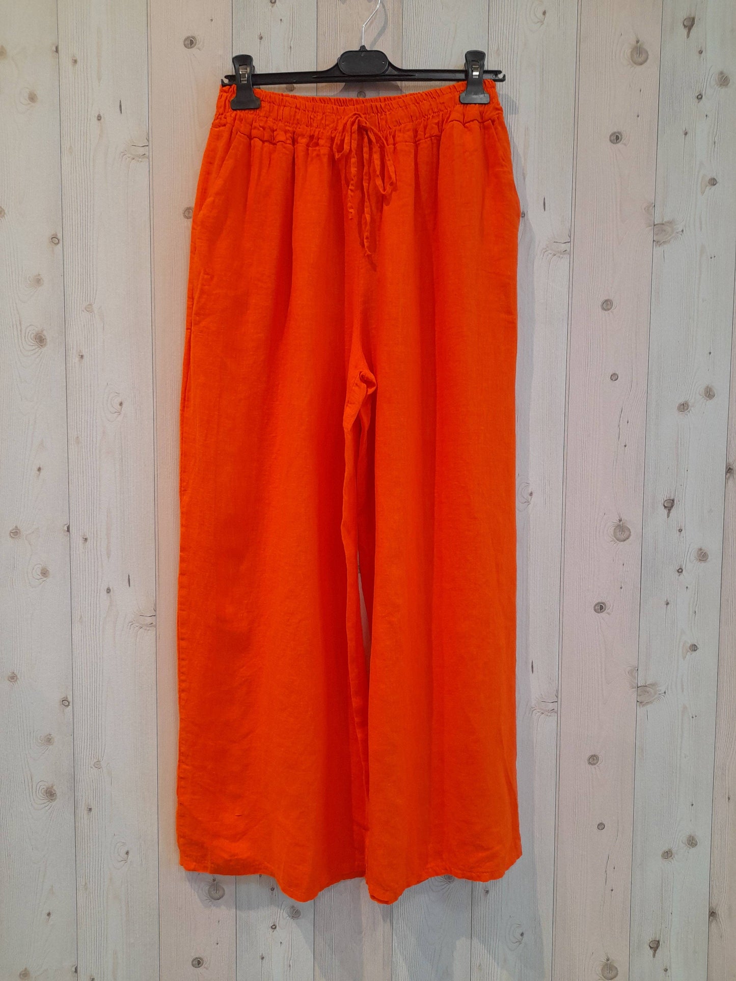 REF 15837 STRAIGHT LEG PANTS 100% LINEN