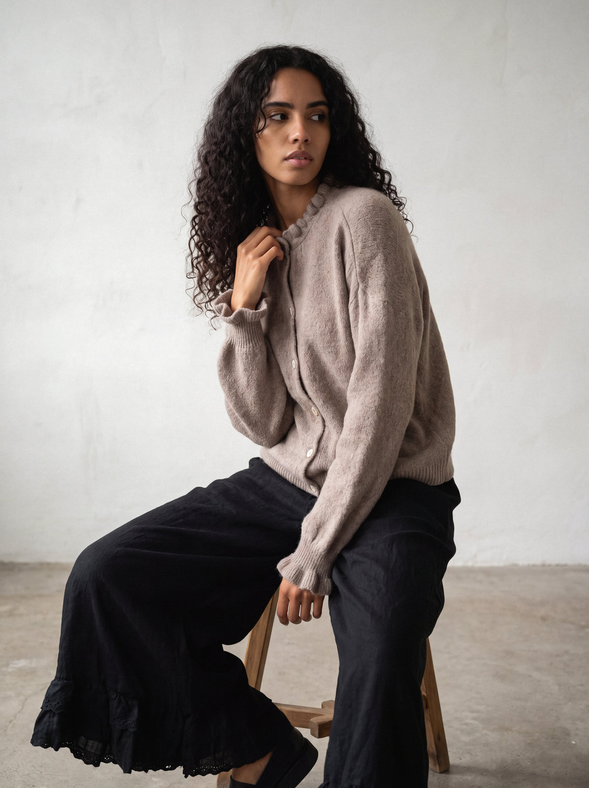 Odette Alpaca Cardigan