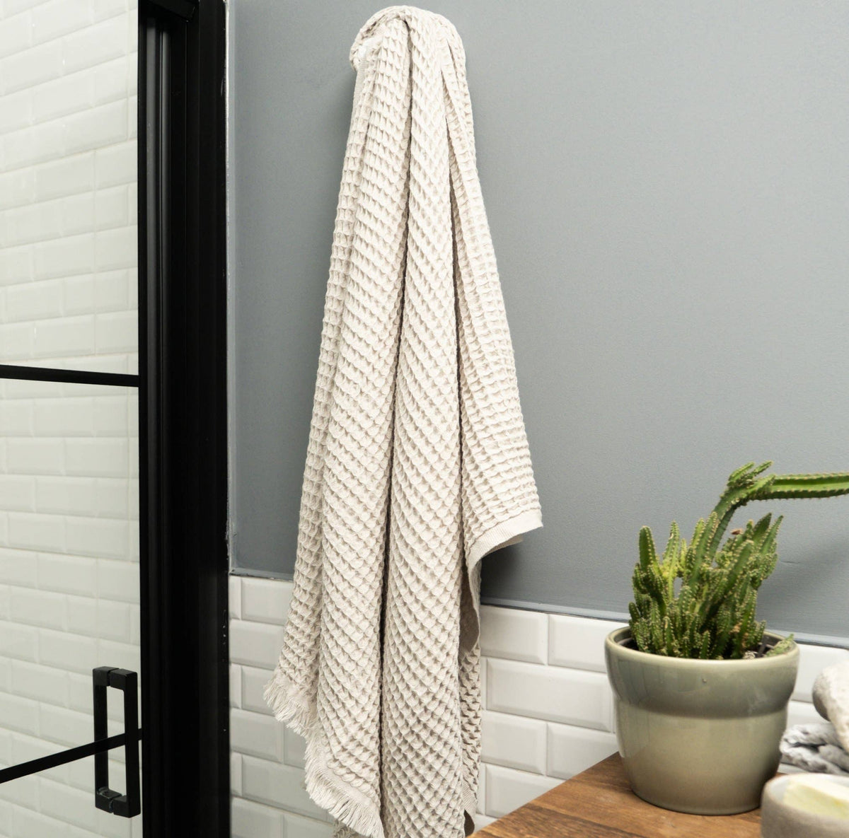 Allori Waffle Bath Towel