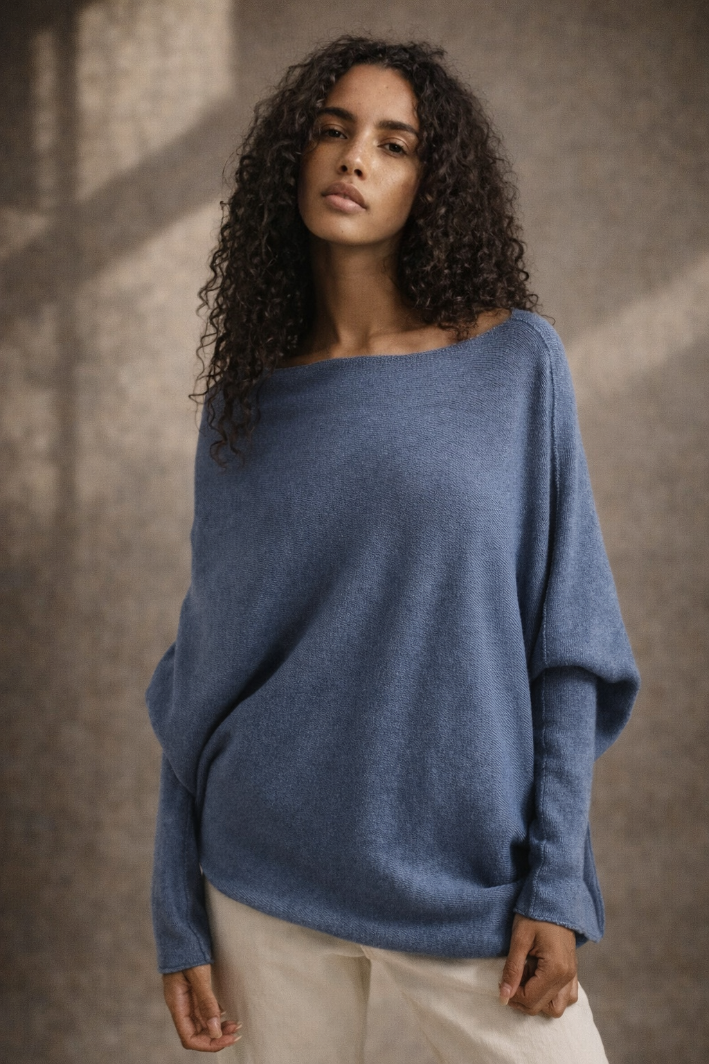 Noho Knit Sweater / Bleu
