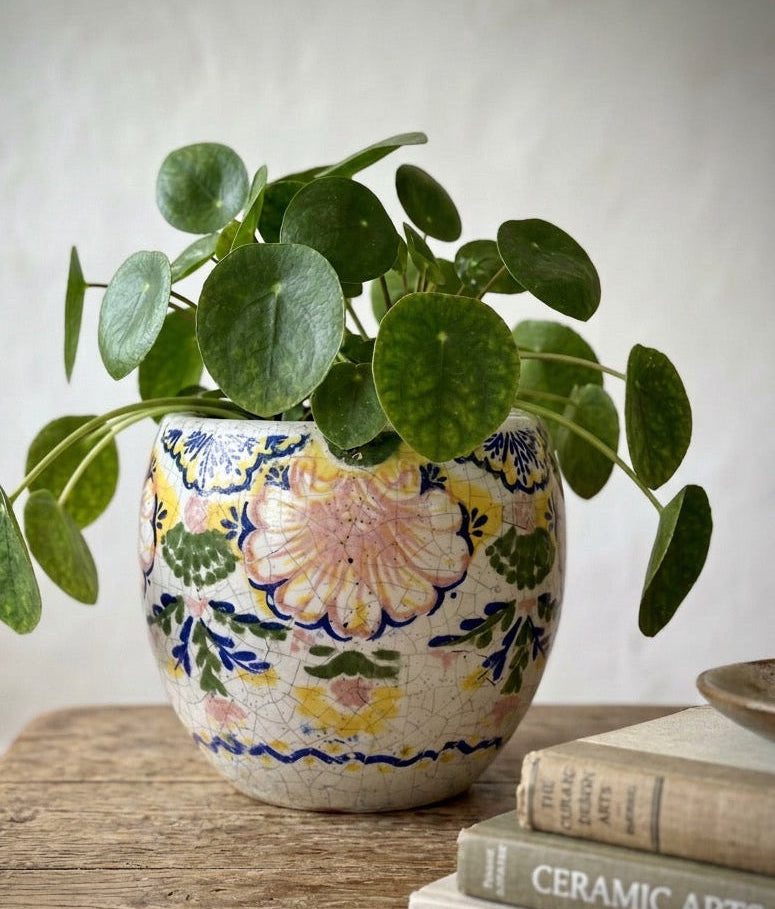 Floral Terracotta Planter