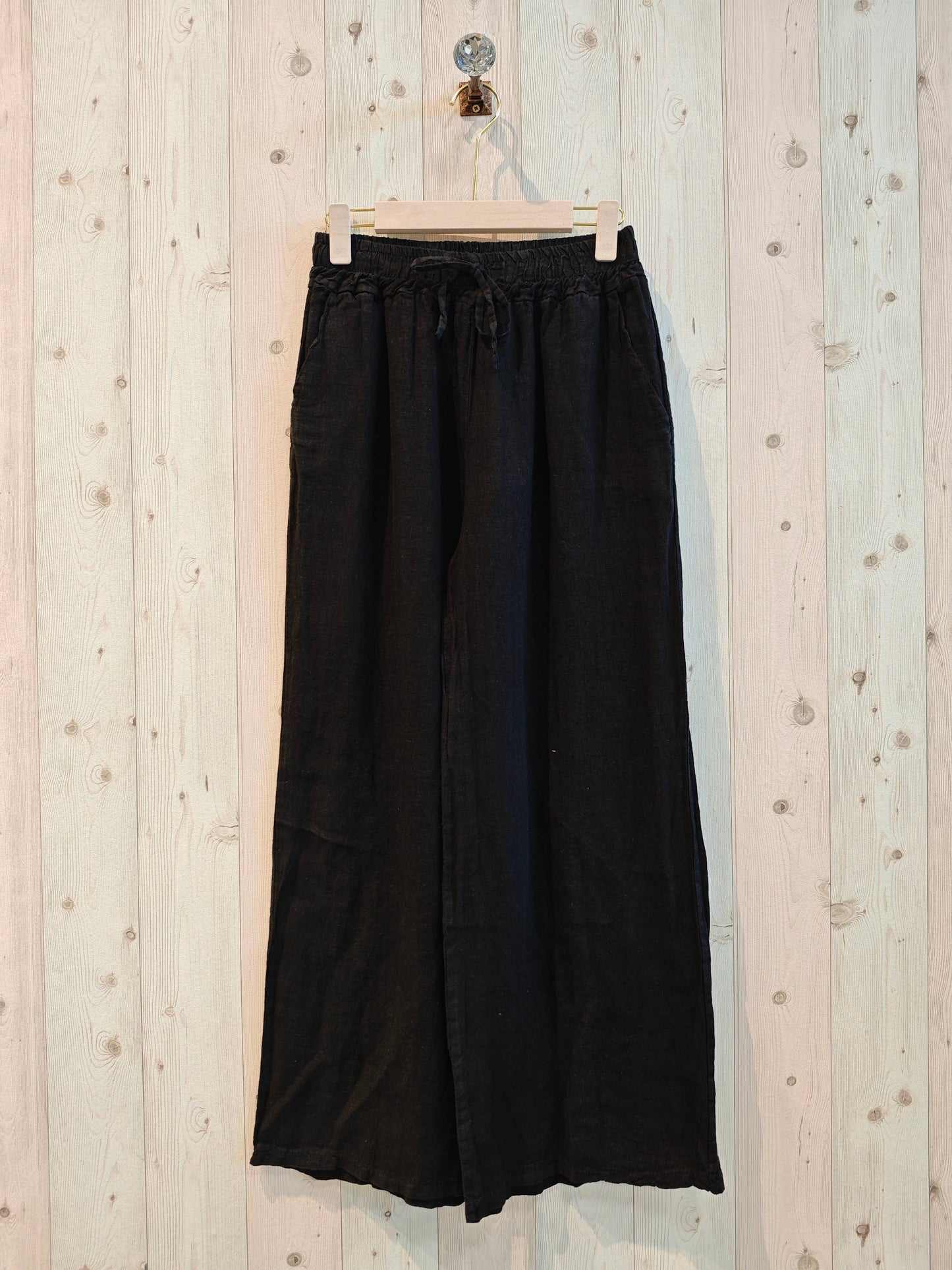 REF 15837 STRAIGHT LEG PANTS 100% LINEN