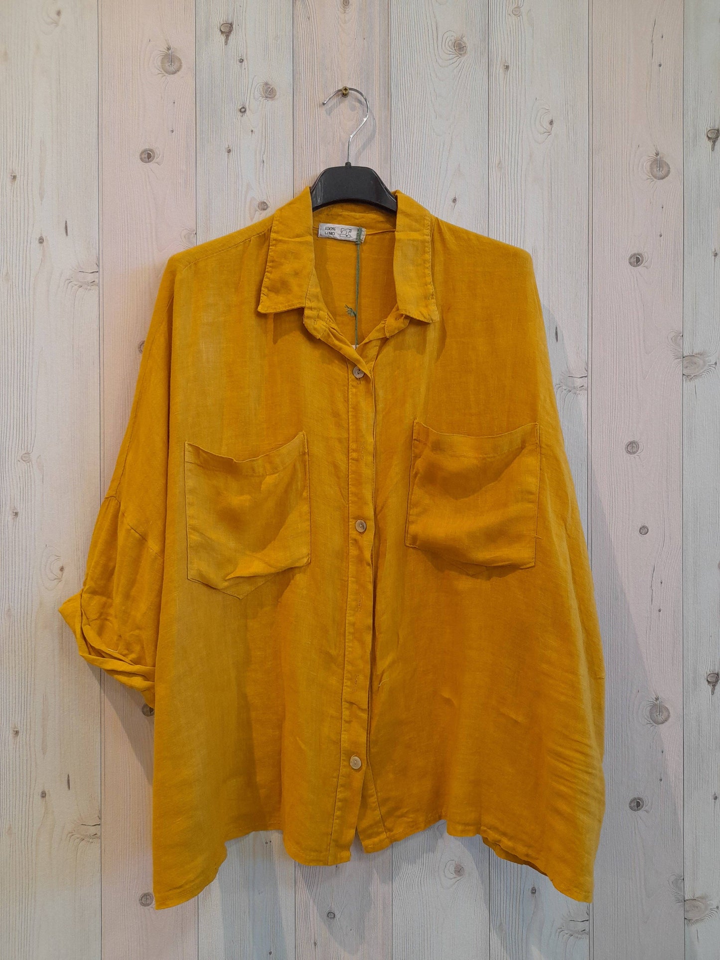 REF 8103 TWO-POCKET T-SHIRT 100% LINEN