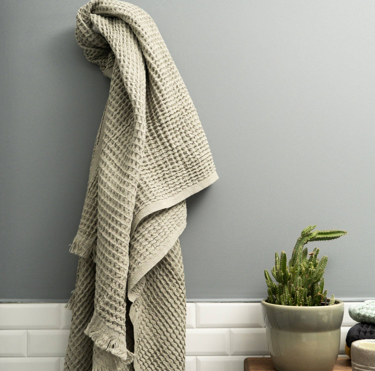 Allori Waffle Bath Towel