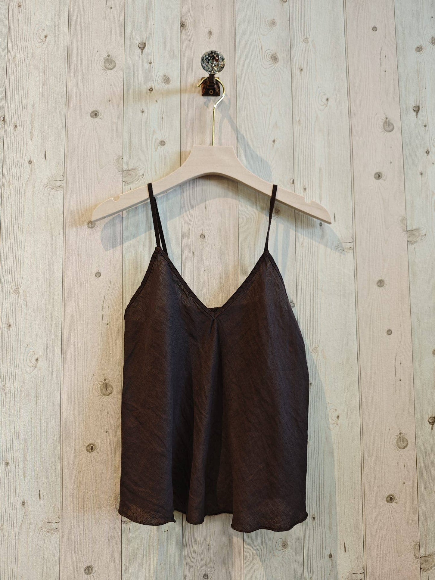 REF 22943 100% LINEN TANK TOP