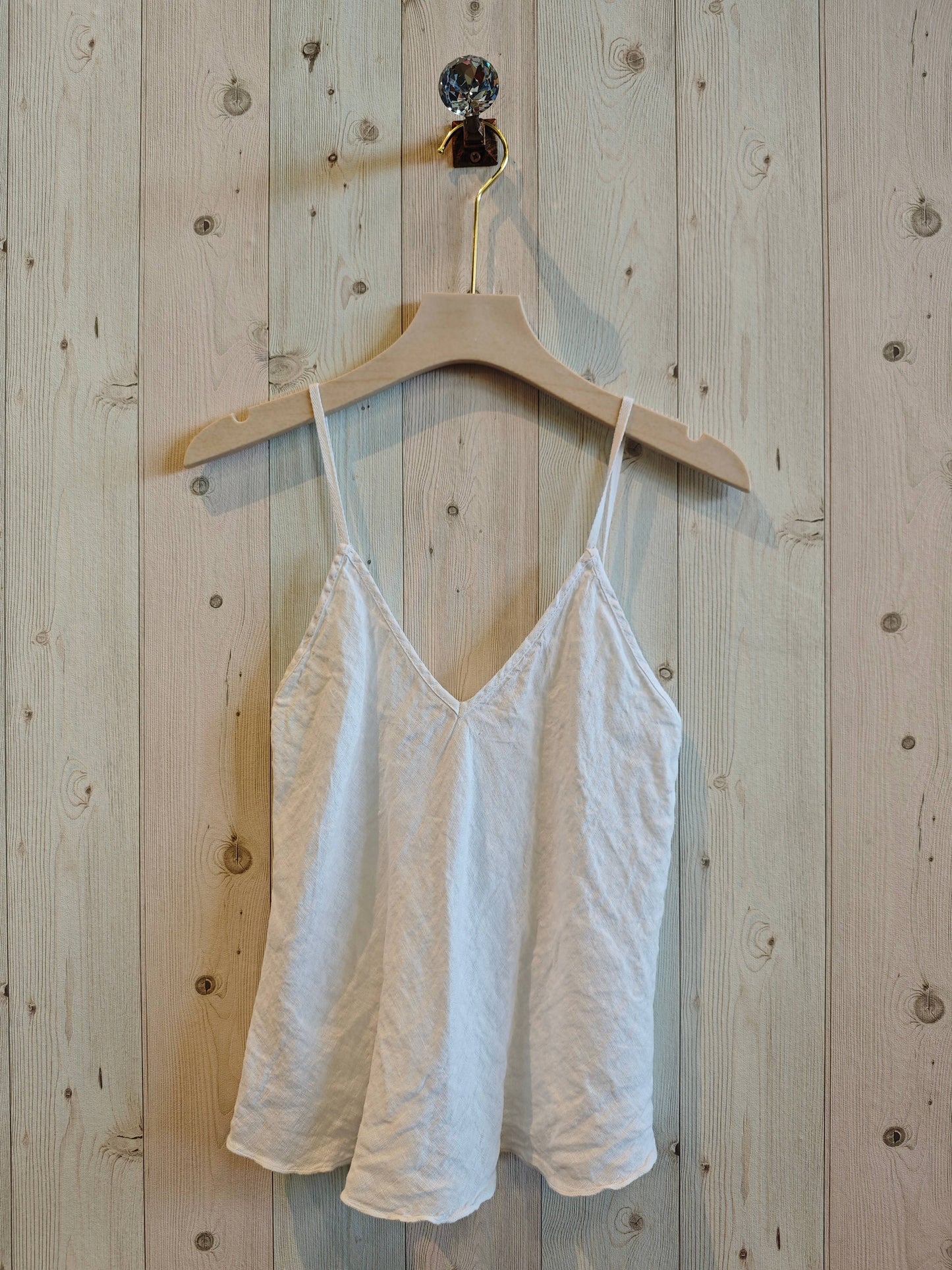 REF 22943 100% LINEN TANK TOP