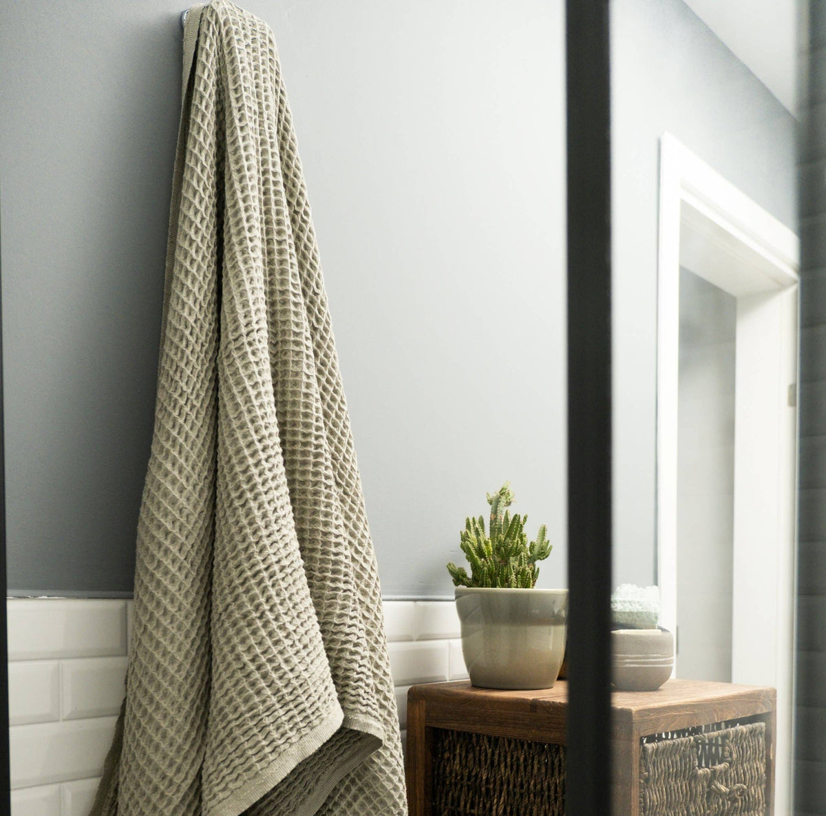 Allori Waffle Bath Towel