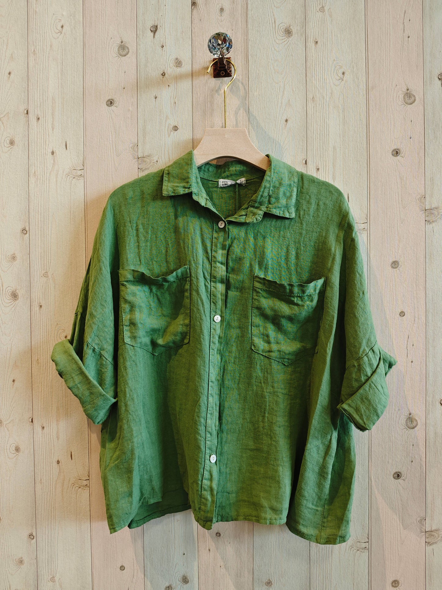 REF 8103 TWO-POCKET T-SHIRT 100% LINEN