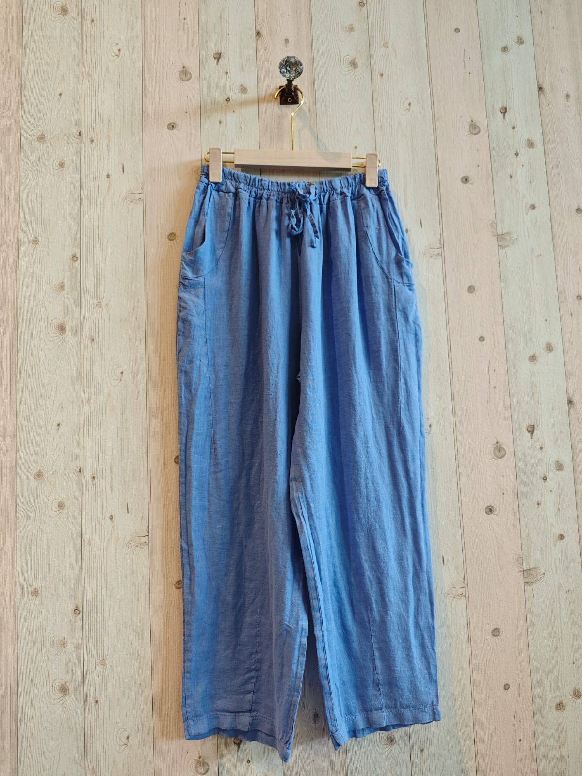 REF 6522 100% LINEN TROUSERS