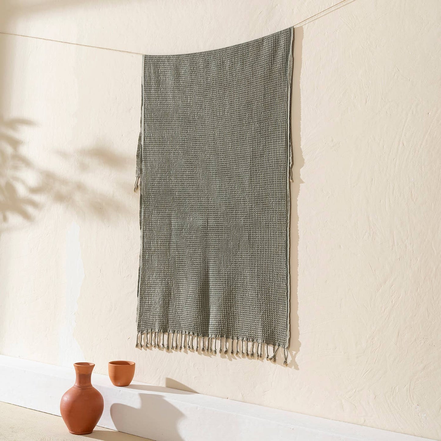Turkish Beach Towel / Stonewashed Waffle 