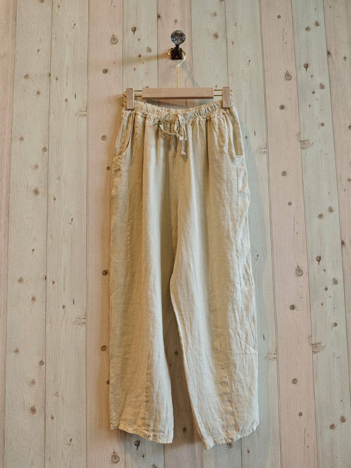 REF 6522 100% LINEN TROUSERS