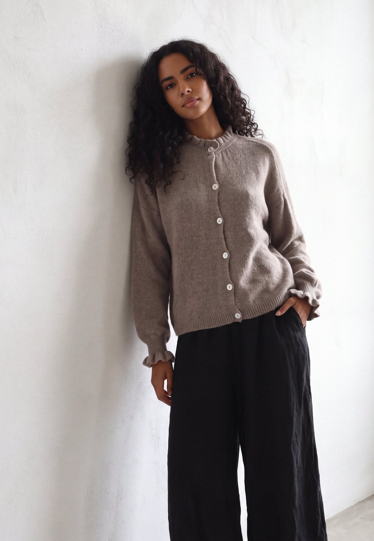Odette Alpaca Cardigan