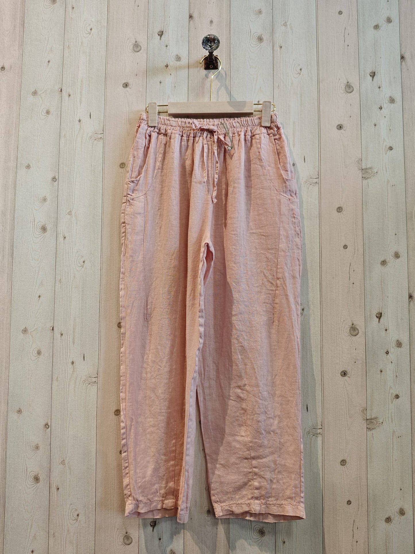 REF 6522 100% LINEN TROUSERS