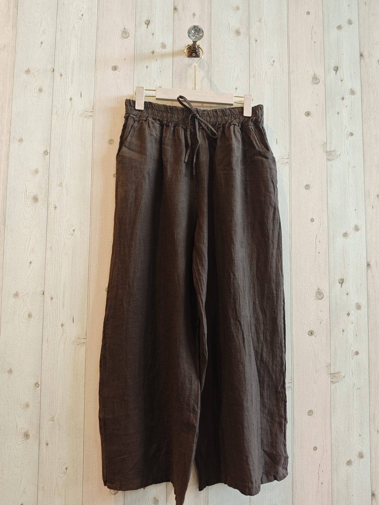 REF 15837 STRAIGHT LEG PANTS 100% LINEN
