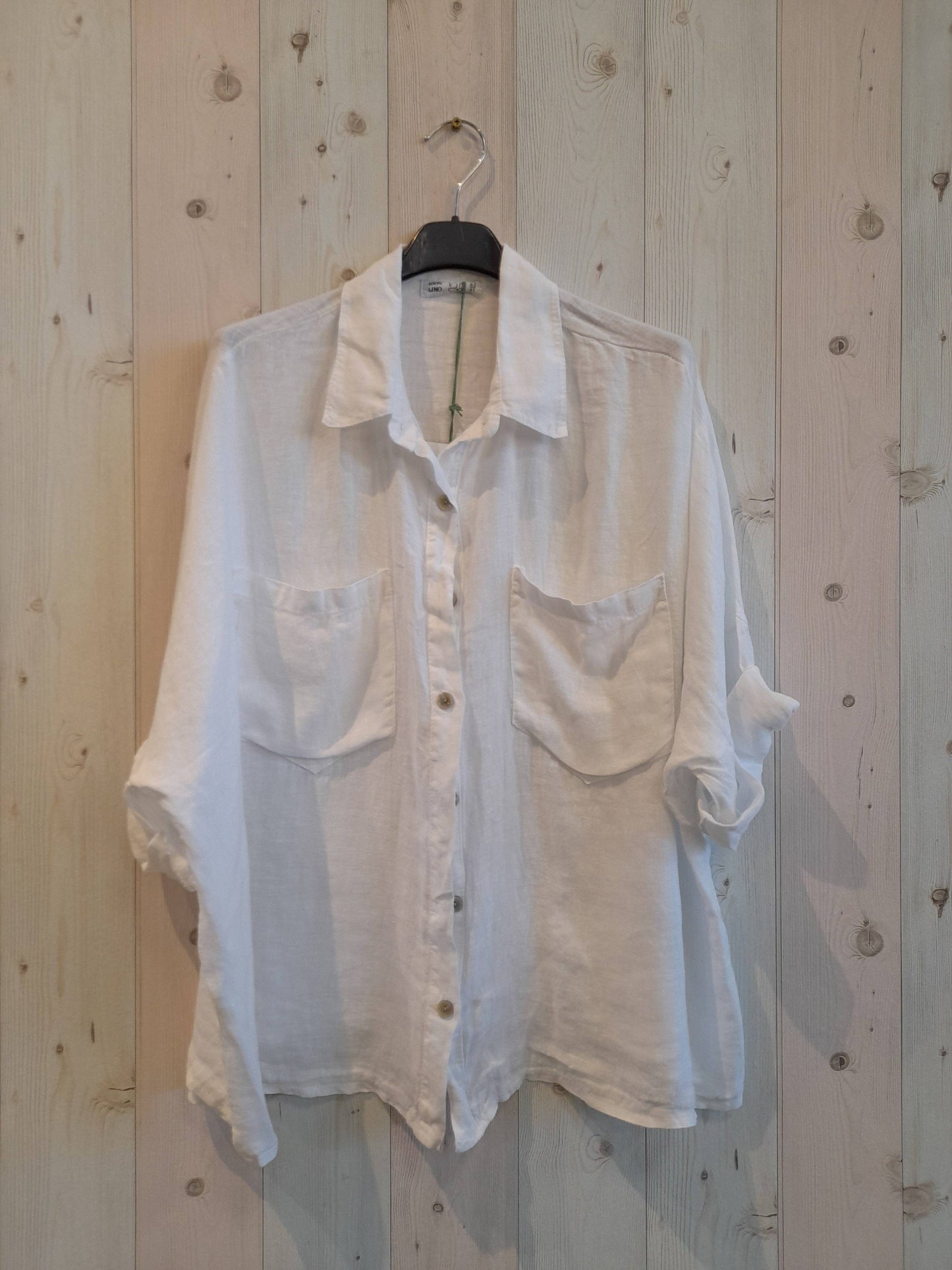 REF 8103 TWO-POCKET T-SHIRT 100% LINEN