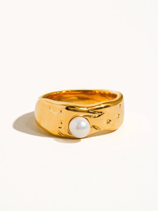Pave Pearl Band