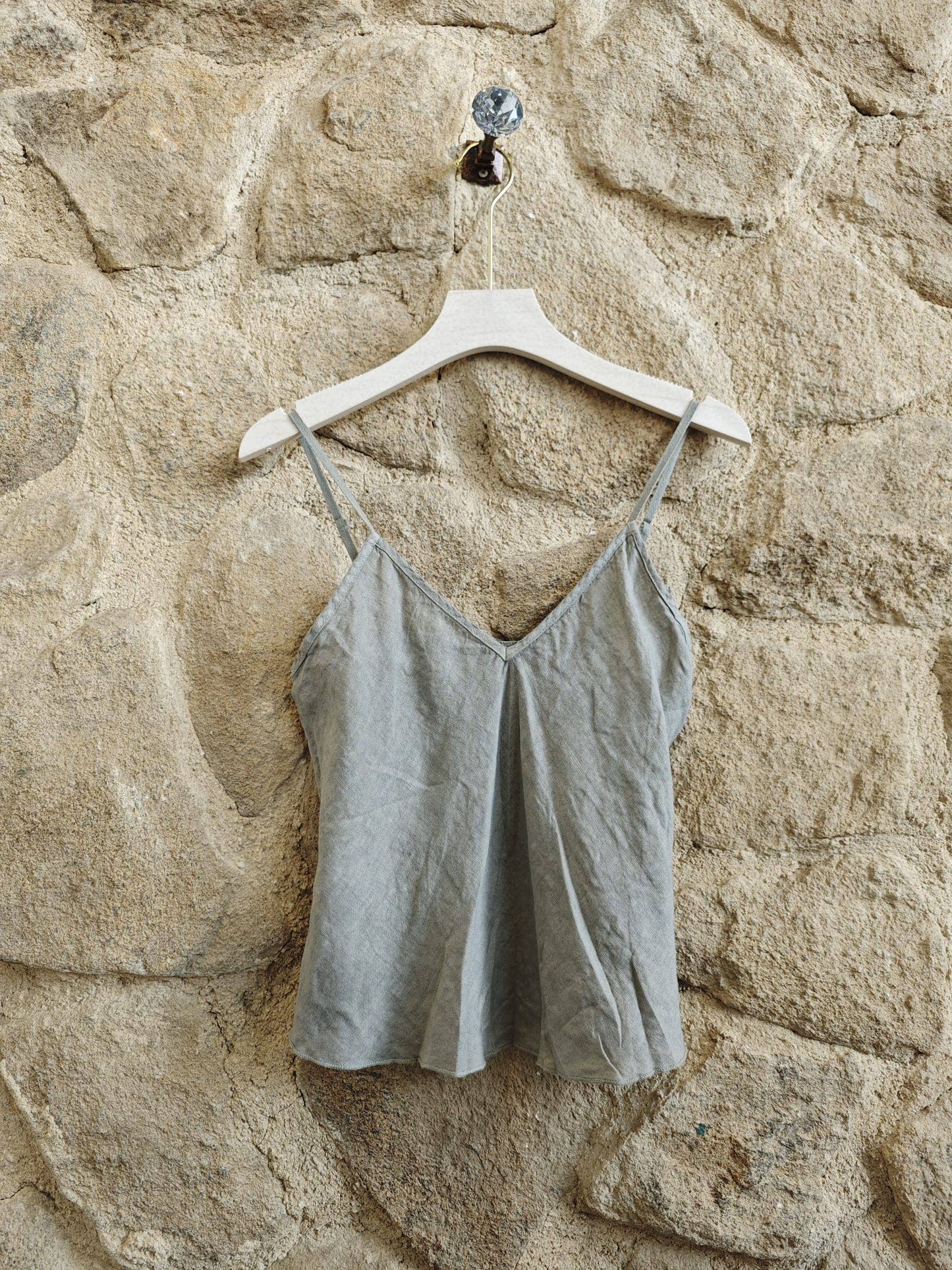 REF 22943 100% LINEN TANK TOP