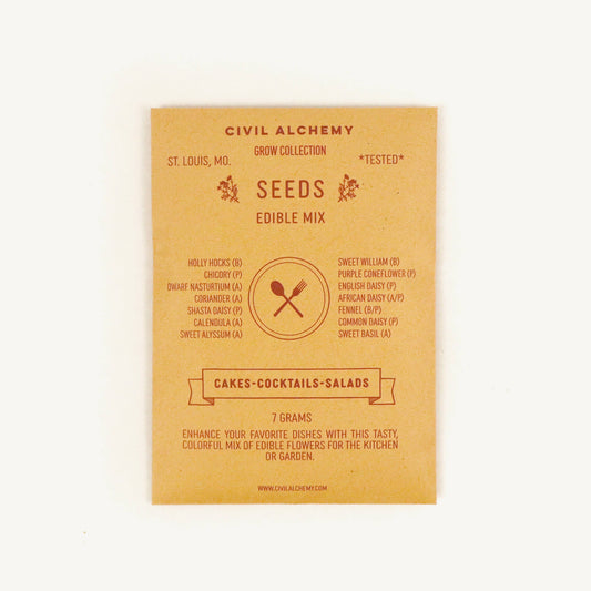 Edible Flower Seed Mix