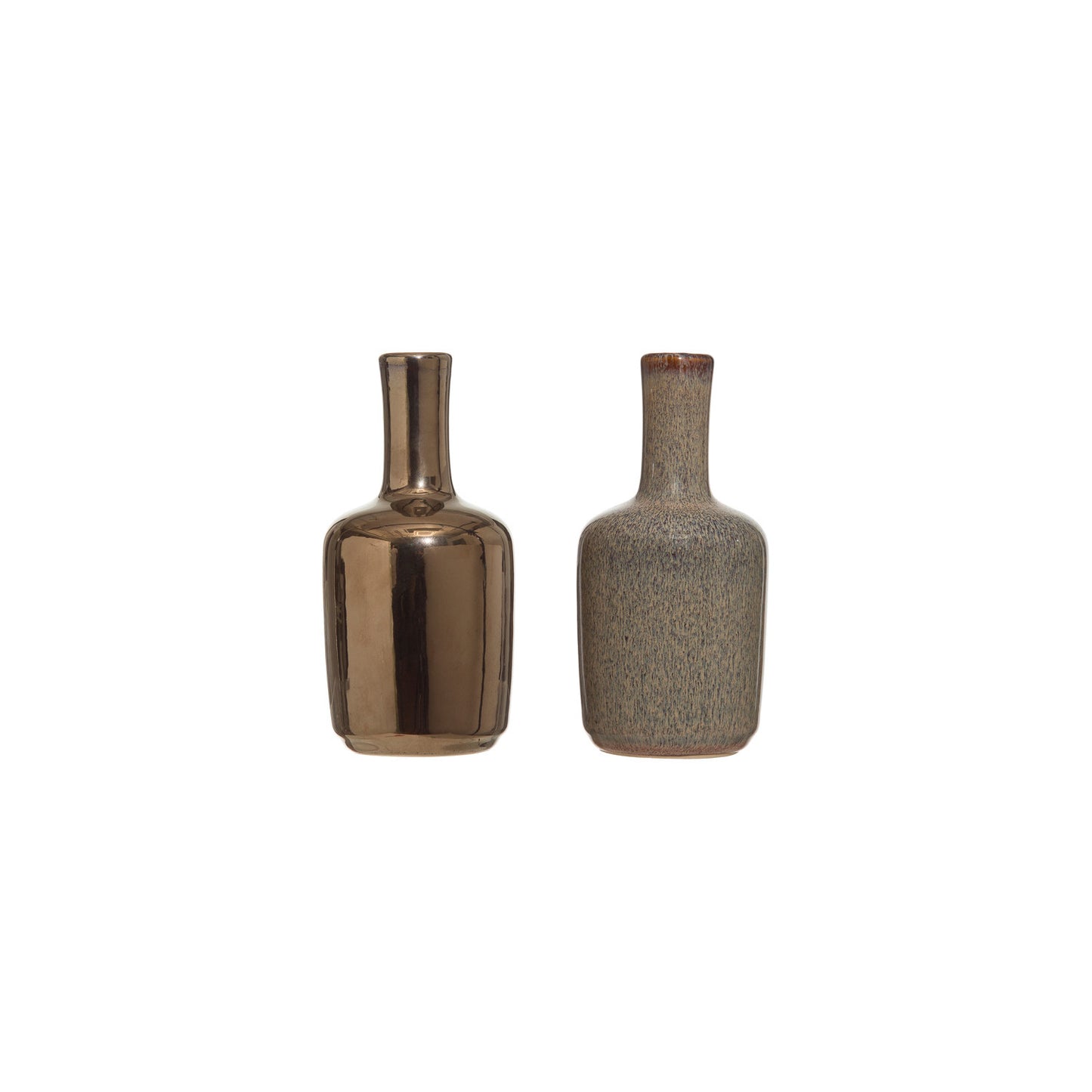 Stoneware Vases, Set of 8