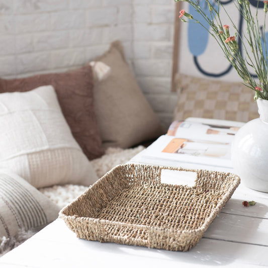 Handwoven Seagrass tray