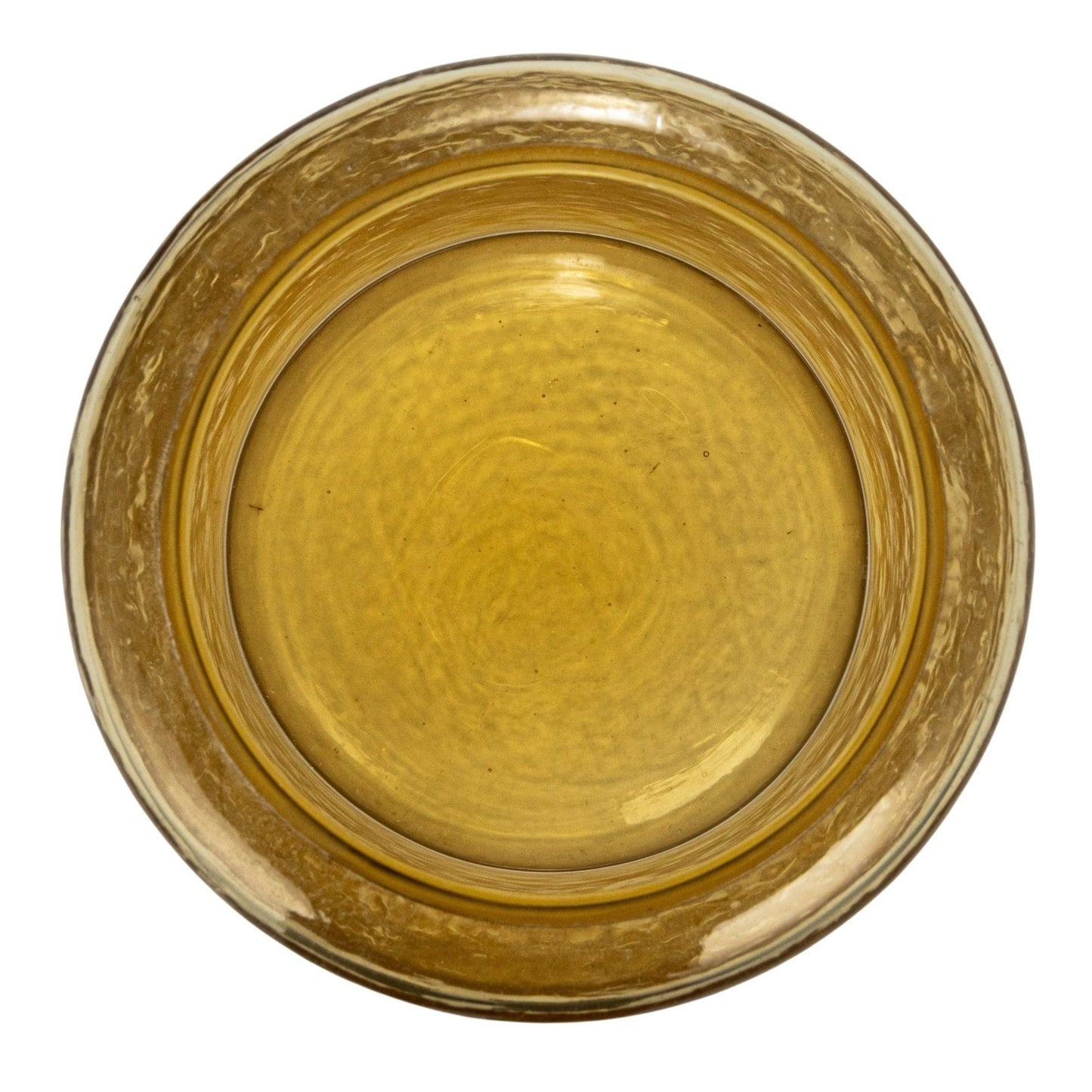 Hammered Glass Jar w/ Mango Wood Lid