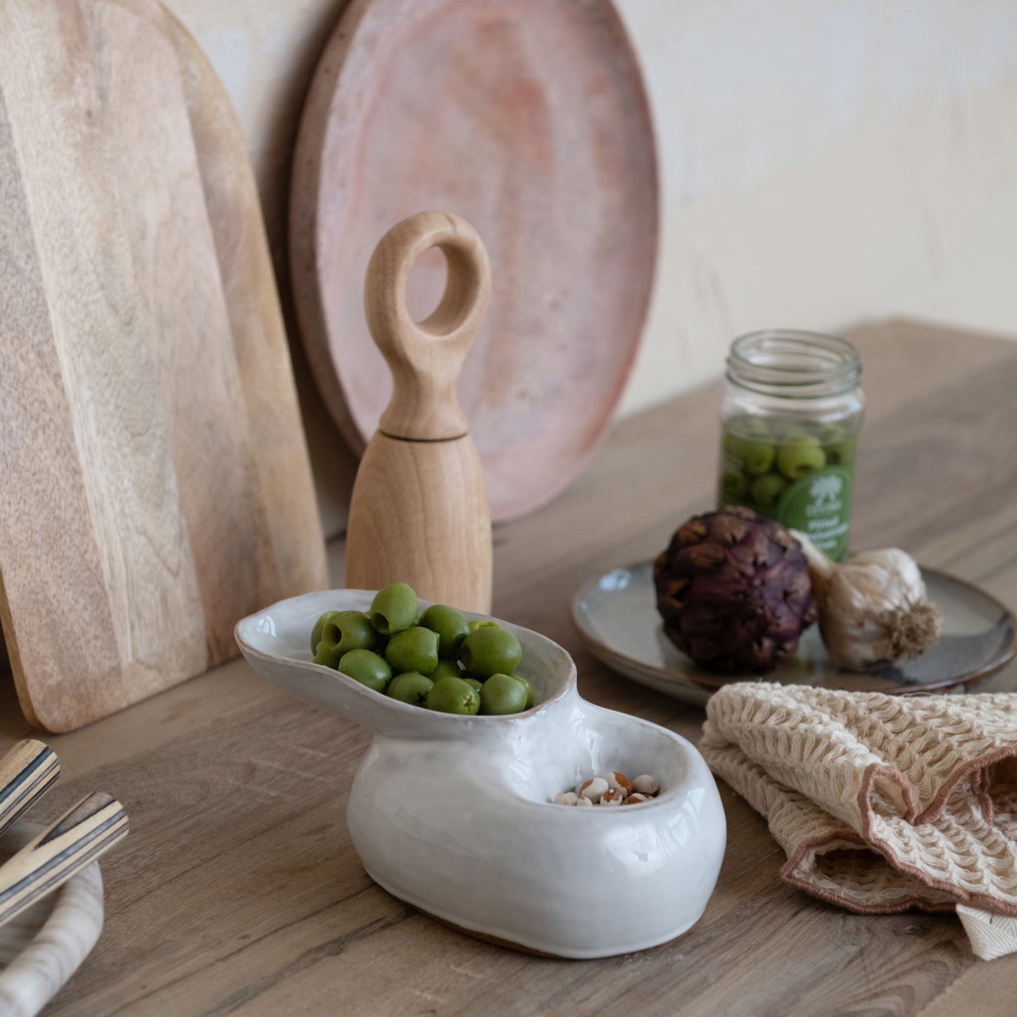 Cotton Waffle Dish Cloths / set of three