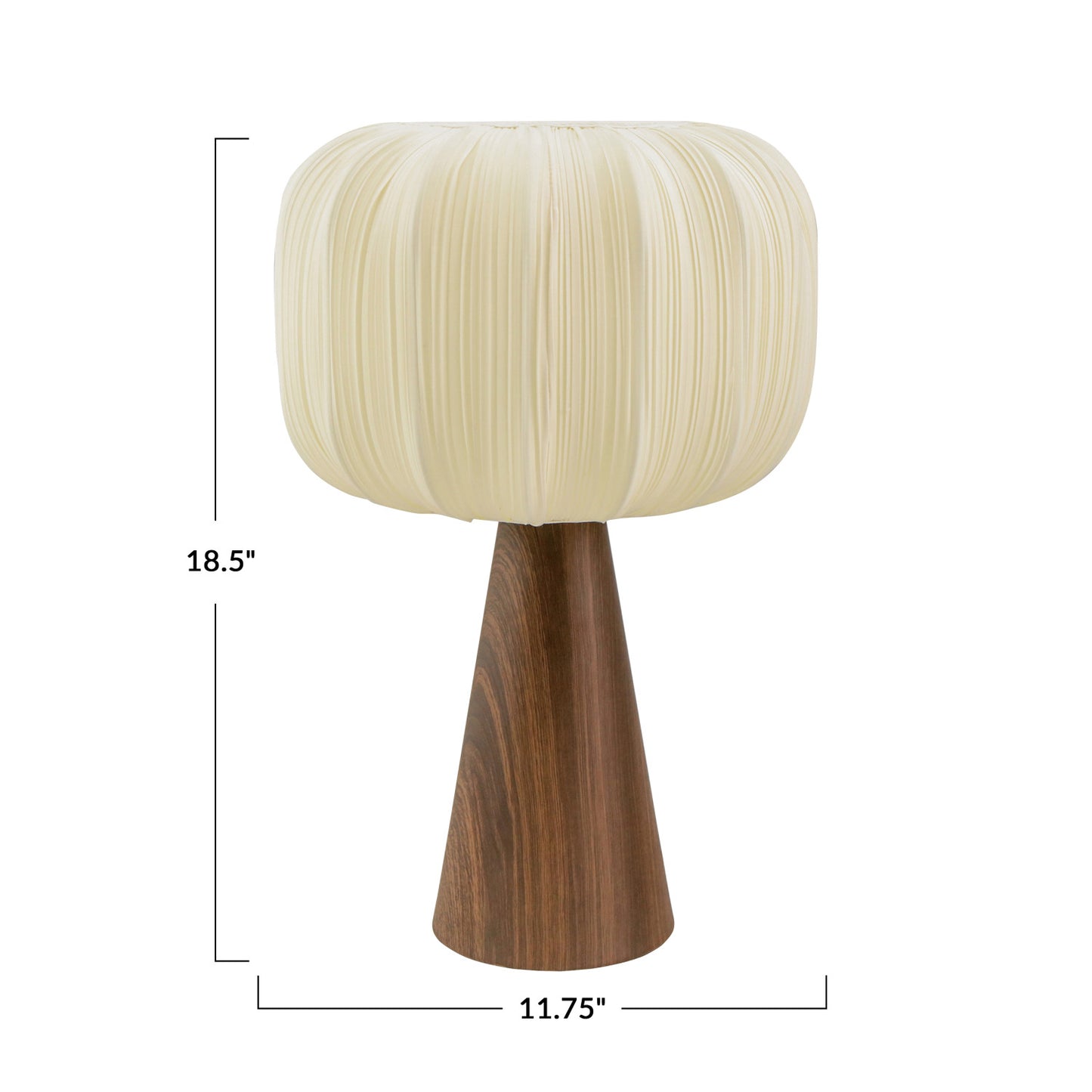 Pleated Table Lamp
