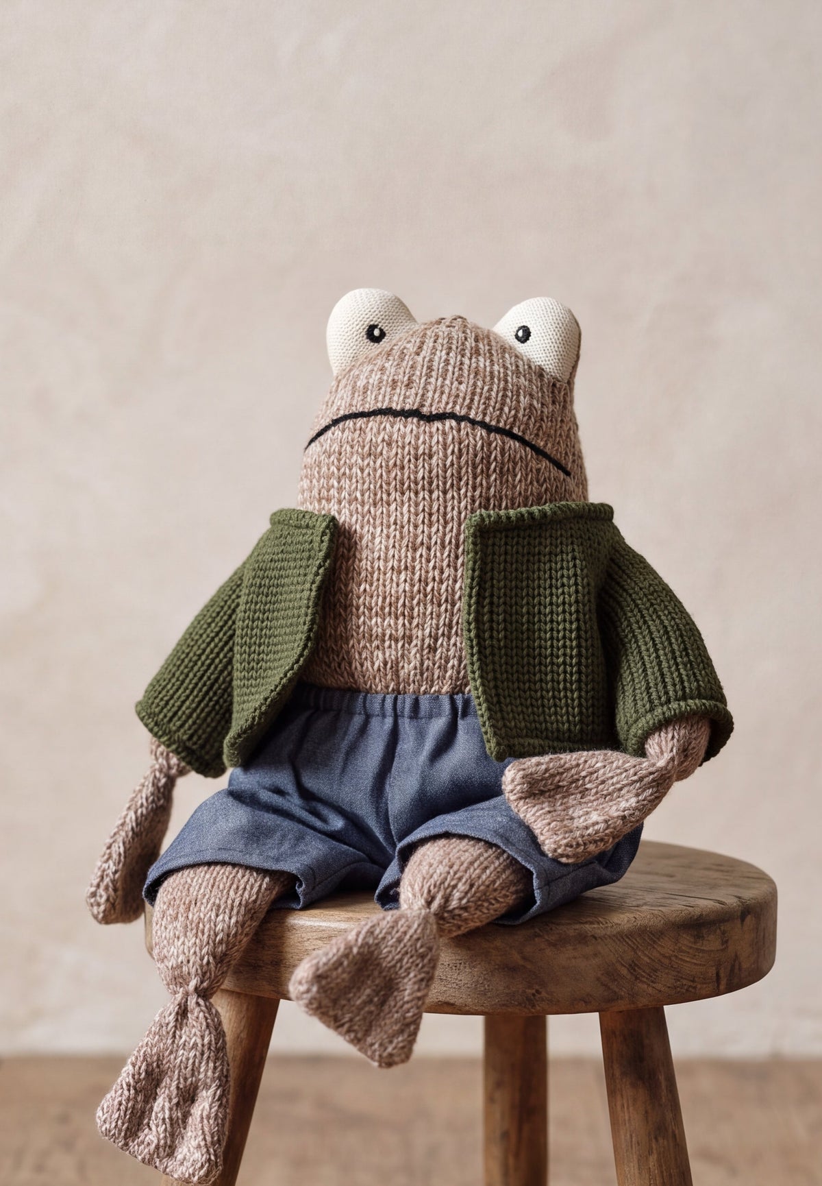 Frog in Shirt and Shorts