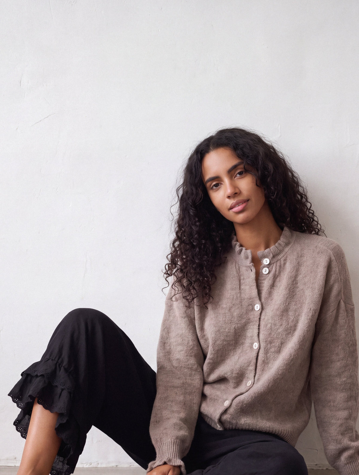 Odette Alpaca Cardigan