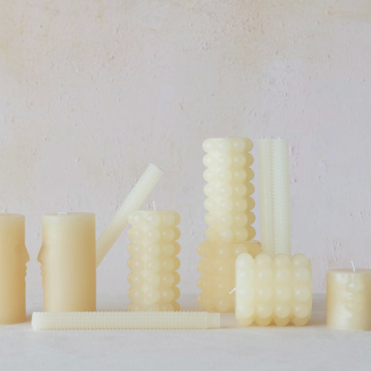 Hobnail Taper Candles