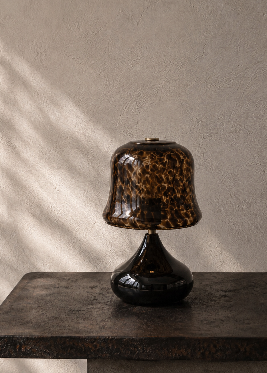 Tortoise Glass Table Lamp