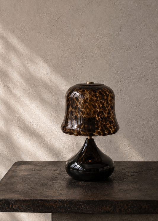 Tortoise Glass Table Lamp