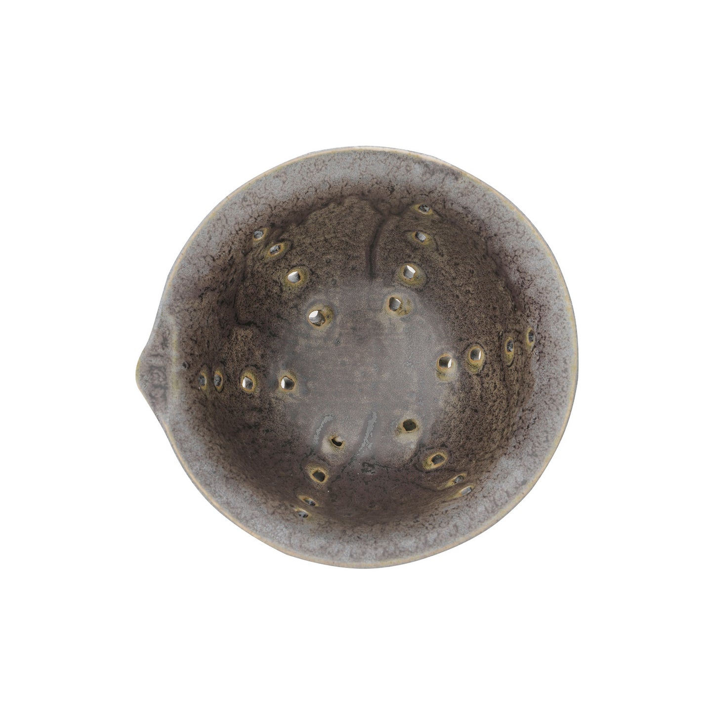 Glazed Stoneware Berry Bowl