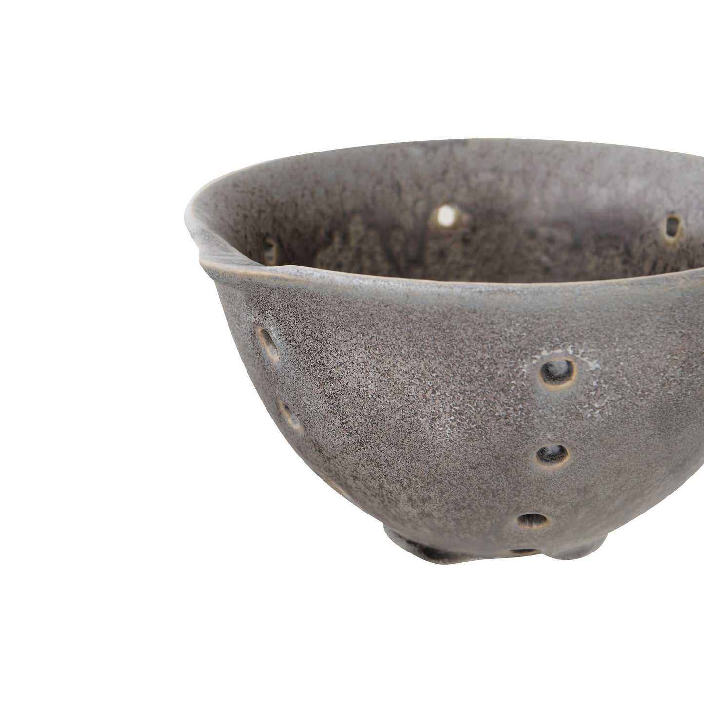 Glazed Stoneware Berry Bowl