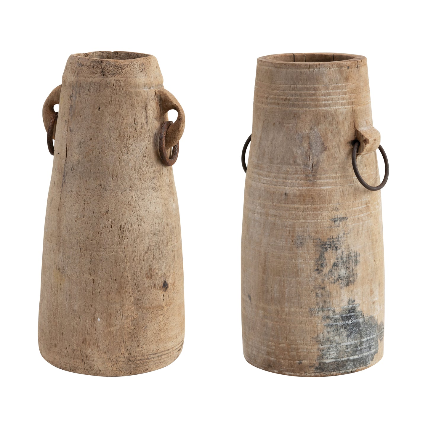 Wood milk jug
