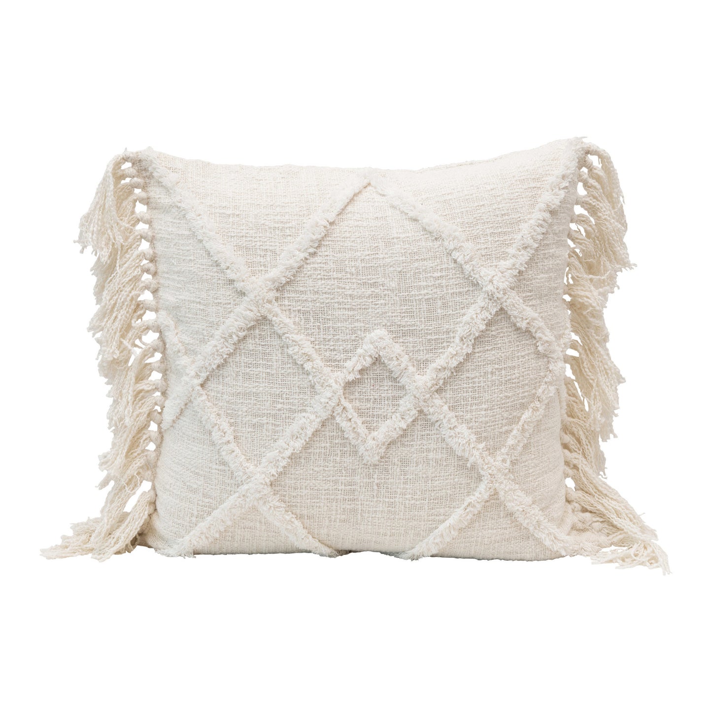 Tufted Fringe Pillow